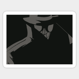 Abstract Masked Detective Inverted Sticker